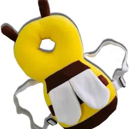 Baby Safety Head Protector Cushion – Soft Bee Design with Adjustable Straps-image-26