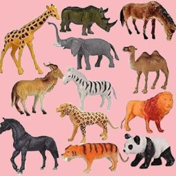 Mini Jungle Animal Figures for Child Early Education PQ-image-5