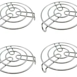 COOKER STAND (Pack of 4) Mirror Finish Trivet-37