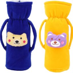 Plush Baby Feeding Handle Bottle Cover With Attractive Cartoon Design-image-27