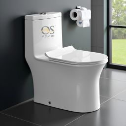 Ceramic Western Toilet/Water Closet/Commode With Soft Close Toilet Seat Western Commode-15