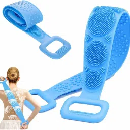 Body Back Scrubber, Double Side Bathing Brush for Skin Deep Cleaning Massage-image-37