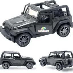 Presents_Metal Pull-Back Action Openable Doors 4x4 Thar Premium Car_a24-38