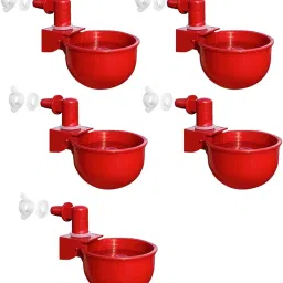 6 Pcs Chicken Feeder Cup, Poultry Farm Equipment, Chicken Drinking Cup Garden Tool Kit-picture-10