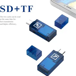 ONE 7 2-in-1 SD & TF Card Reader | Type C Compatible | Supports TF, SD, Etc Card Reader image 2