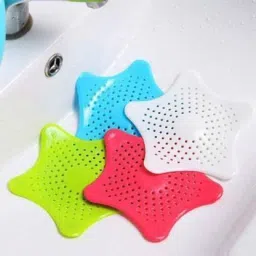 Silicone Star Shaped Sink Filter Sink Plug (Multicolour; Set of 4) Sink Plug Sink Plug-image-50