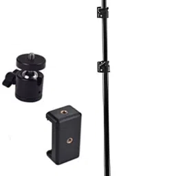 BASS BLING 7ft Tripod Stand with Mobile Holder 360* Holder Photo/Video Shoot,Instagram Tripod, Tripod Ball Head-22