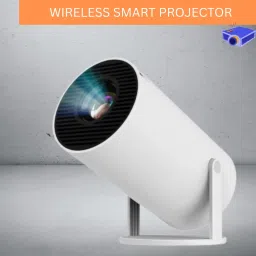SACRO Mini HD Projector for Home 4KSupport With Built-in App Netflix/Prime/YouTubeF210 (4500 lm / 1 Speaker / Wireless / Remote Controller) Portable Projector-image-53