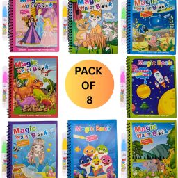 Return gifts for birthday(8 Pc) - Magic Water Book - Return gift items Sketch Pad-image-46