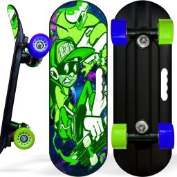 Kinder 18"x6" Junior Skateboard for Kids Upto 7 Years(Cool Boy) 18 inch x 6 inch Skateboard-16