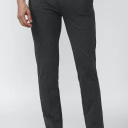 Men Slim Fit Grey Viscose Rayon Trousers-image-76