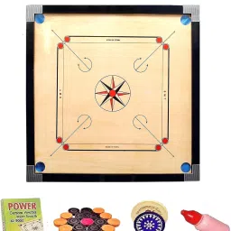 Premium Matte Finish Large Carrom Board (32x32)inch Com_Carrom-CD-1294 80 cm Carrom Board-picture-22