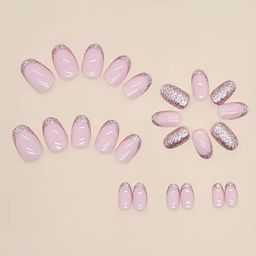 fashionharbour 24 Reusable Artificial Fake Nail Set| Lightweight & Long Lasting| Easy To Use| Quick Fix For Festivals & Special Occasions image 4