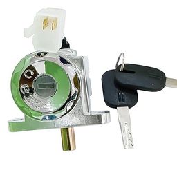 Ignition Switch & Lock Set For Electric Vehicle (Set of 1) Consisting of Ignition Cum Steering Lock & Inbuilt Seat Lock provision| 2 Wires | 2 PIN image 4