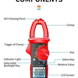 sigma Instruments Digital Ac Clamp Meter Sigma Mtq677 Trms, 400 Amp Ac, Multicolor image 3