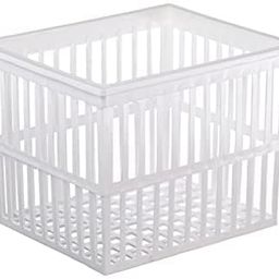 Shakuntla Polypropylene Test Tube Basket, 12.5 cm Length x 10.3 cm Width x 11 cm Height | Test Tube Basket for Laboratory Use. (Pack Of 10) image 1