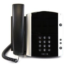 generic VVX600 Business IP Phone, Digital Keypad, Desktop Model, Black and Silver image 1
