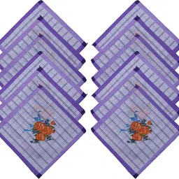 KUBER INDUSTRIES Cotton 12 Pieces Handkerchief set (Multi)-CTKTC5443 ["Multicolor"] Handkerchief-image-98