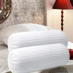 Bolster Set || Comfort And Support Bolster Microfibre Stripes Bolster Pack of 2-image-9