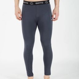 Solid Men Grey Tights-image-8