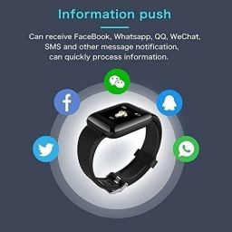Ykarn Trades VI71_ID116 Advance Heart Rate Track, Step Count Smart Watch Black(Pack of 1)-image-58