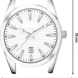 vamkora Analog Watch - For Men White Dial Date Function VM-LR152 image 4