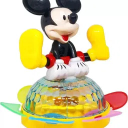 Whirl Electric 3D Light Micky Mouse Toy | 360 Degree Rotating Micky Mouse Toy-picture-22
