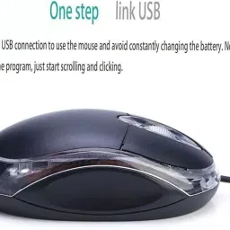 Techgets Wired Mini Optical Mouse Computer Mouse with USB for Laptop PC Desktop Wired Ambidextrous Optical Gaming Mouse image 4