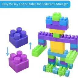 midhash Create Construction 100pcs DIY Plastic Building Block for Kids image 5