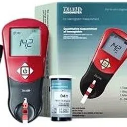 True Hb Hemoglobin meter with 50 Test Strips Blood Test-16