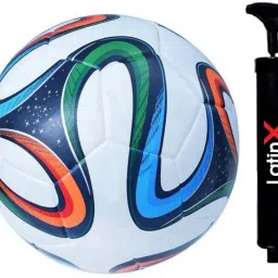 CR7 RED WITH PUMP Football - Size: 5-image-6
