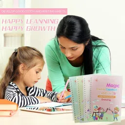 biyali Magic book, for Magic Copybook Set Practical Writing Tool for kids (set of 4) image 3