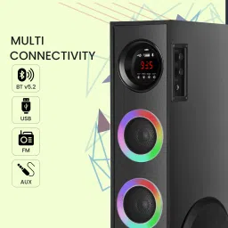 ultiads KN-8 Wireless Bluetooth Speaker With USB /FM 100 W Bluetooth Tower Speaker image 5