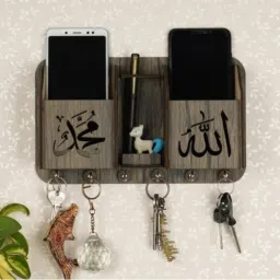 Mobile Holder For Wall / Phone Stand / Key Holder for Wall /Home Decor/ Wood Key Holder-image-70