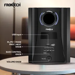 Frontech 3918 Multimedia Speaker System, USB/BT/FM, LED Digital Display 40 W Bluetooth Home Theatre image 4
