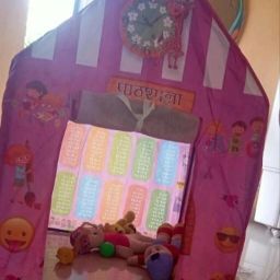 Early Learning Tent for Toddlers – Hindi & English Alphabets, Fruits, Months-image-42