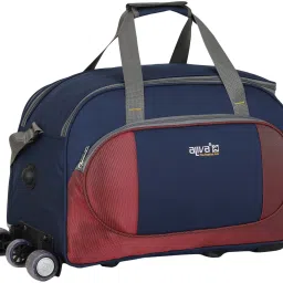 65 L Strolley Duffel Bag - BM-1120 High Quality Branded - Blue, Maroon - Large Capacity-image-40