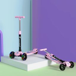 Rat & Cat Series Happy Hooper 3 Adjustable Heights LED Scooter For Kids-picture-16