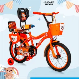16T Kids Cycle With Extra Back Seat and Training Wheels (95% Pre-Assembled) 16 T (inch) Road Cycle-image-35