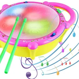 Dynamic Musical 3D Flash Drum Lighting Toy with 2 Mallet For Music Lover Kids52-25