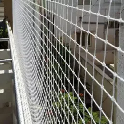 harsh kriti Anti Bird Net / Pigeon Net 10 Ft ×10 Ft (100 SQ Ft ) Nylon Net for balcony Camping Net image 2
