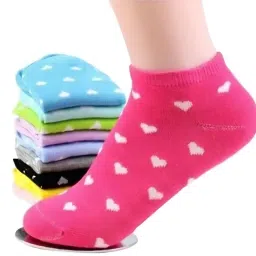 Women Self Design Low Cut, Ankle Length-image-14