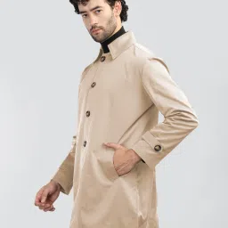 Do Not Bleach Solid Coat For Men-image-9