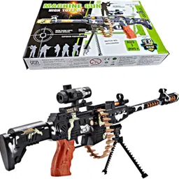 toyporium Army Style Toy Machine Gun with Music Light Vibration & Laser Light for Kids|T02-picture-21