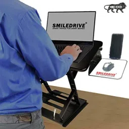 Smiledrive Laptop Standing Desk Table Stand with Adjustable Height & Angle Options Laptop Standing Desk Table Stand with Adjustable Height & Angle Options Laptop Stand image 2