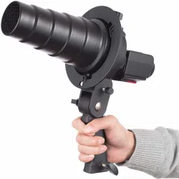 Hiffin ELINCHROME MOUNT S-Type Bracket Elinchrom S Mount Holder for Speedlite Flash Snoot Softbox Camera Flash Holder Flash Bracket Holder Mount Custom Flash Bracket image 2