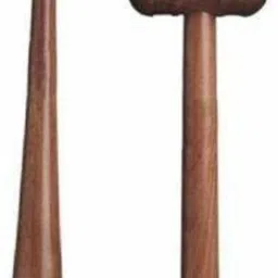 Set Of Cricket Bat Double Sided Knocking Hammer with Cricket Bat Handle Cone Wooden Bat Mallet-picture-13