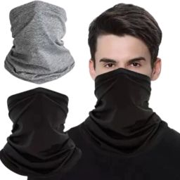 Black, Grey Bike Face Mask for Men & Women-image-61