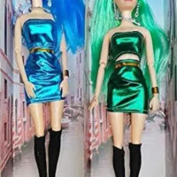 Combo Pack Beautiful Doll for Kids. Fashion Doll Toy for Girls Movable Joints Knee, Legs, Arms, Hands, Elbow-image-97