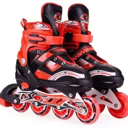 SKATING SHOES RED In-line Skates - Size 6-9 UK-image-39